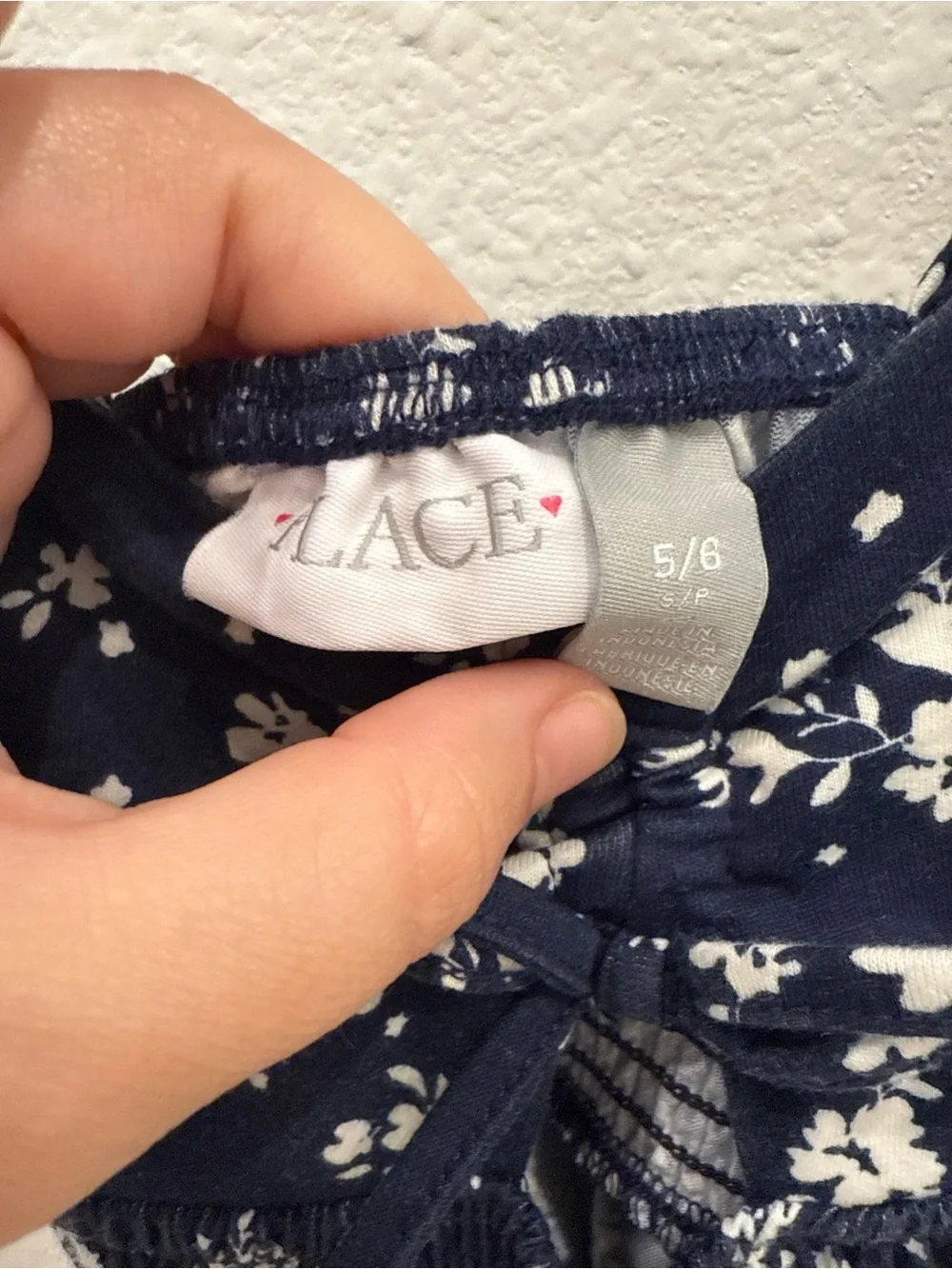 The Children’s Place Girls Navy Floral Maxi Dress Size 5/6